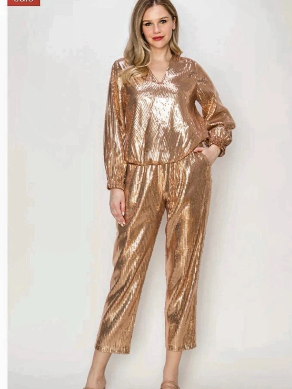Joh Jannis 2 Piece Sequin Pant Set